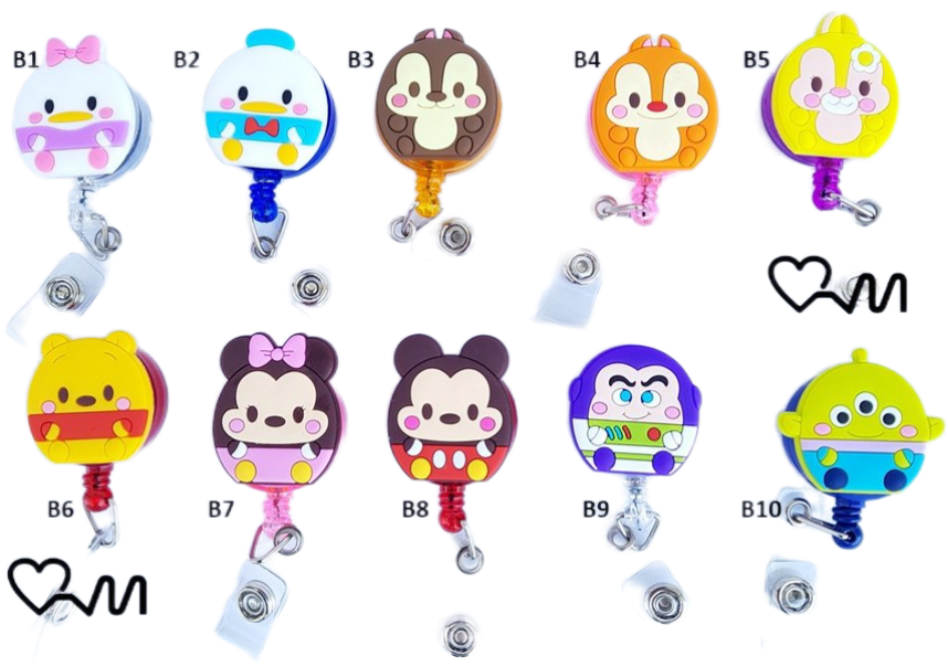 Yoyo portagafete de Caricatura Bebe