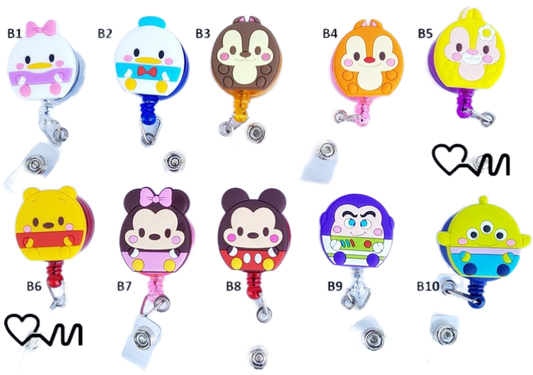 Yoyo portagafete de Caricatura Bebe