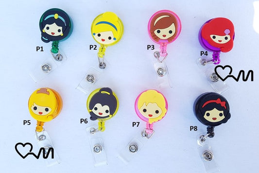 Yoyo Portagafete Princesas Dibujos Animados