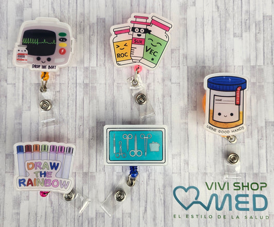 Yoyo Portagafete Retractil Kawai Medic